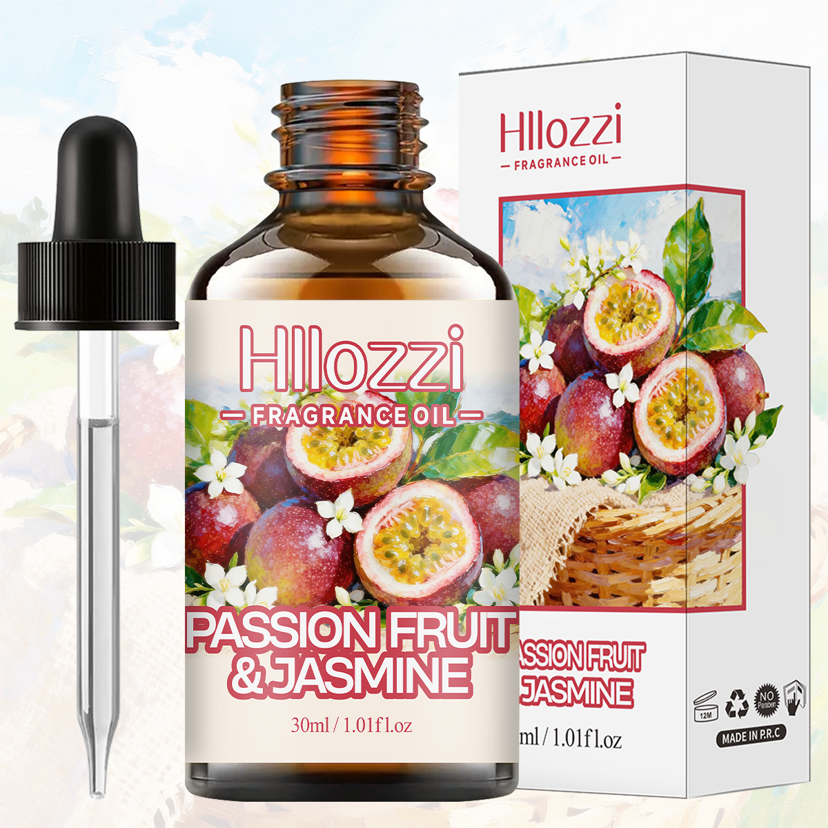 @Home Fragrance Escape - Passion Fruit & Jasmine Fragrance Oil: