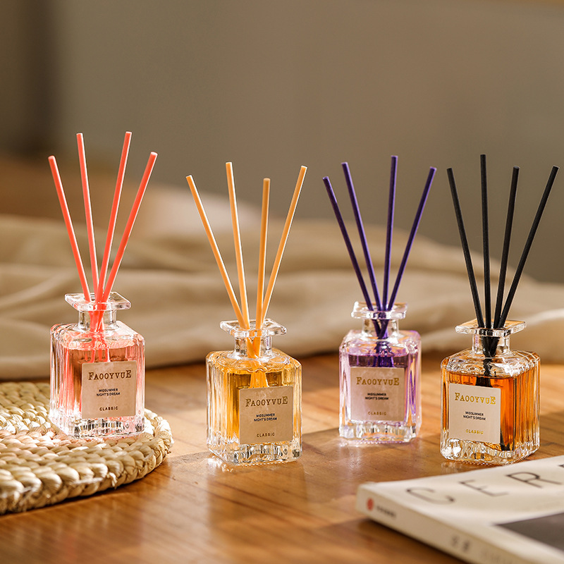 Home Fragrance Oud - 50ml Flameless Reed Diffuser Aromatherapy Essential
