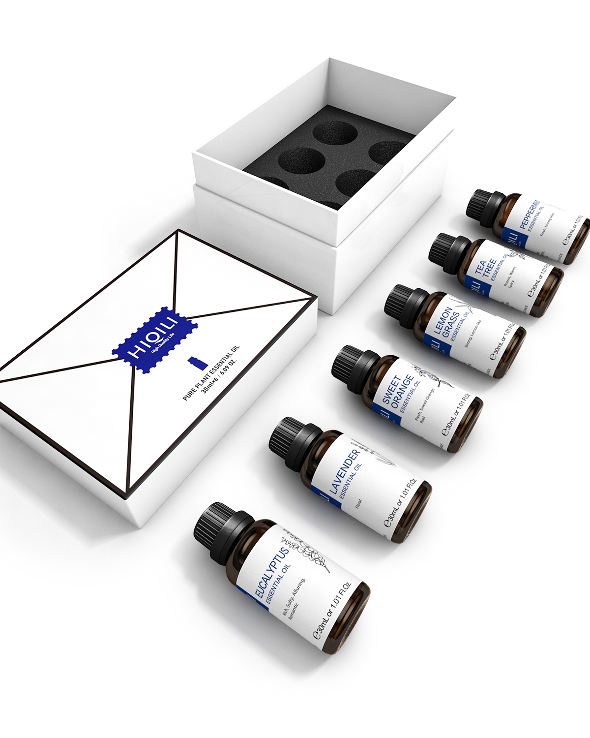 Home And You Fragrance Diffuser - HIQILI 30ML 6-piece Set, Exquisite Gift