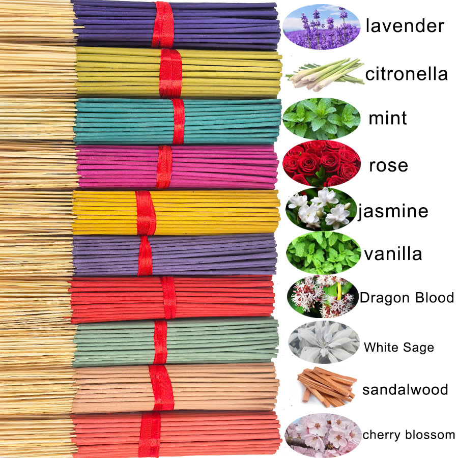 Home Fragrance Rose - 7 Sets of 350/700 Incense Sticks,