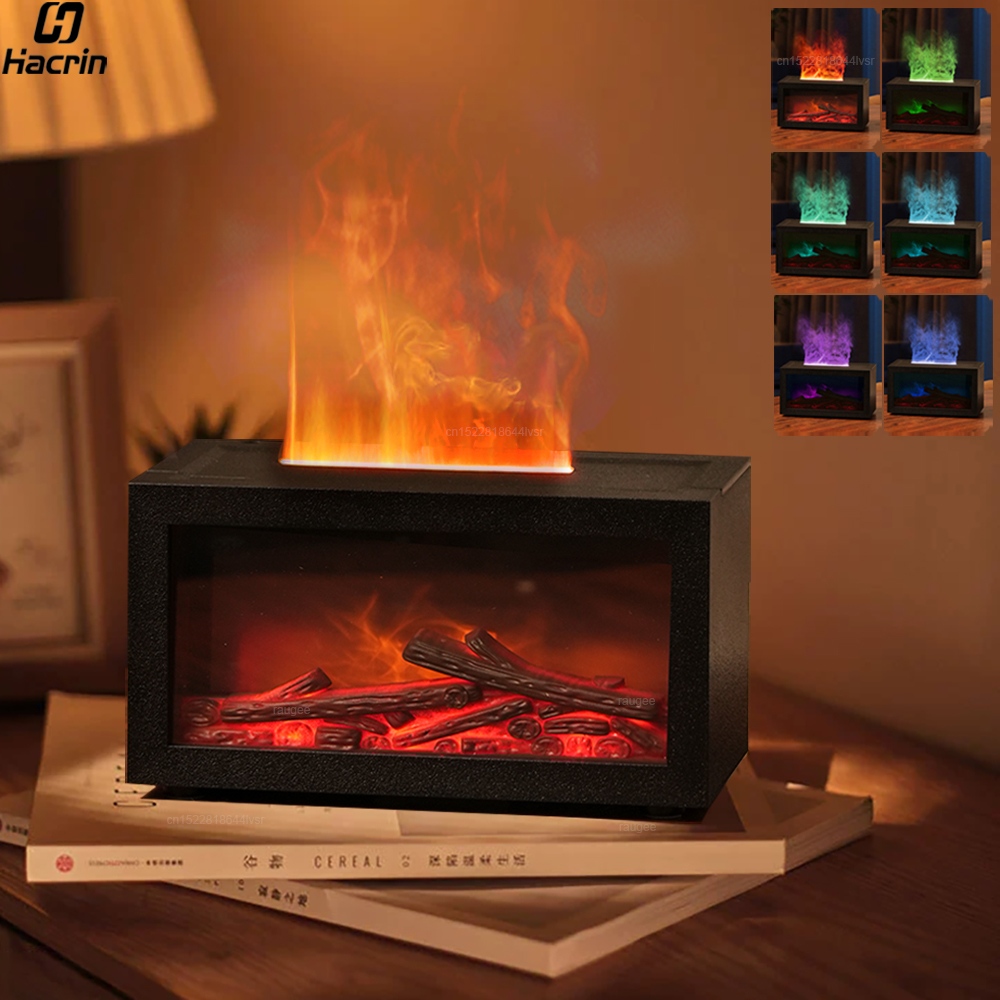 Home Fragrance Oils For Oil Burners - Fireplace Humidifier Aroma Flame Humidifier Fragrance