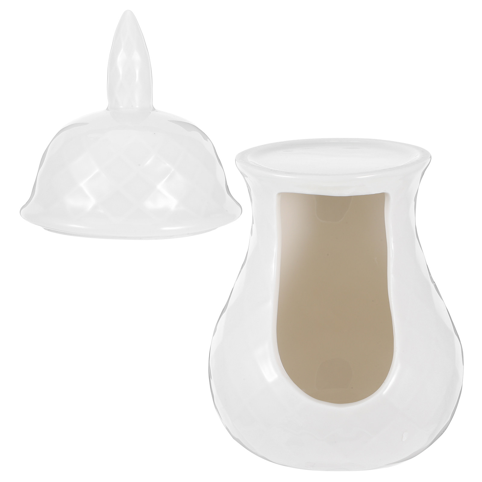 Home Fragrance Oils For Oil Burners - Ceramic Fragrance Wax Warmer Jar Shape