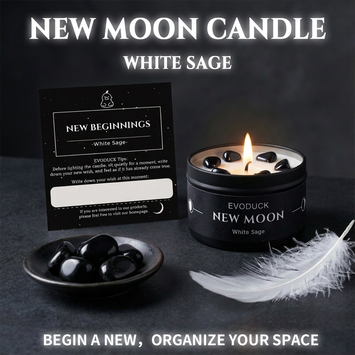 1pc New Moon Scented Candles C – обзор и цена Soy Wax Flake