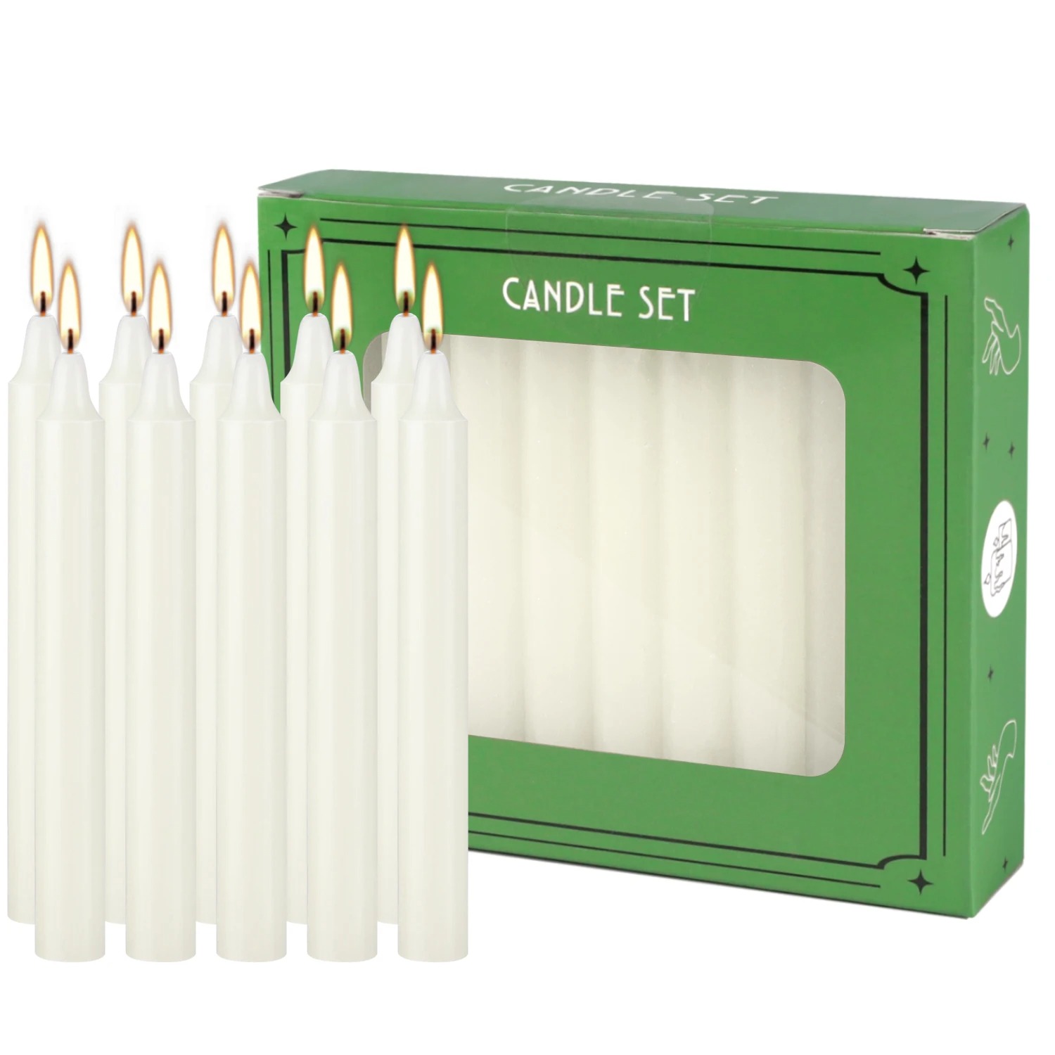 20-Pack 4-Inch Ivory White Dri – обзор и цена Quality Home Fragrance