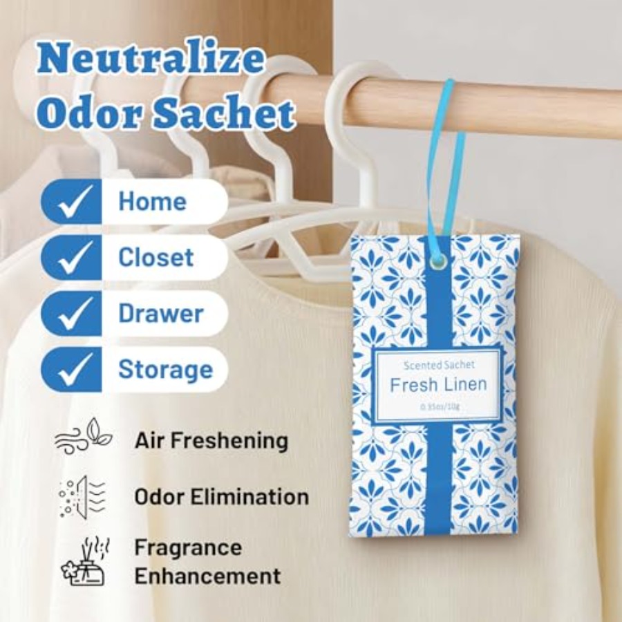 Linen Scented Sachets for Draw – обзор и цена Home Fragrance Linen