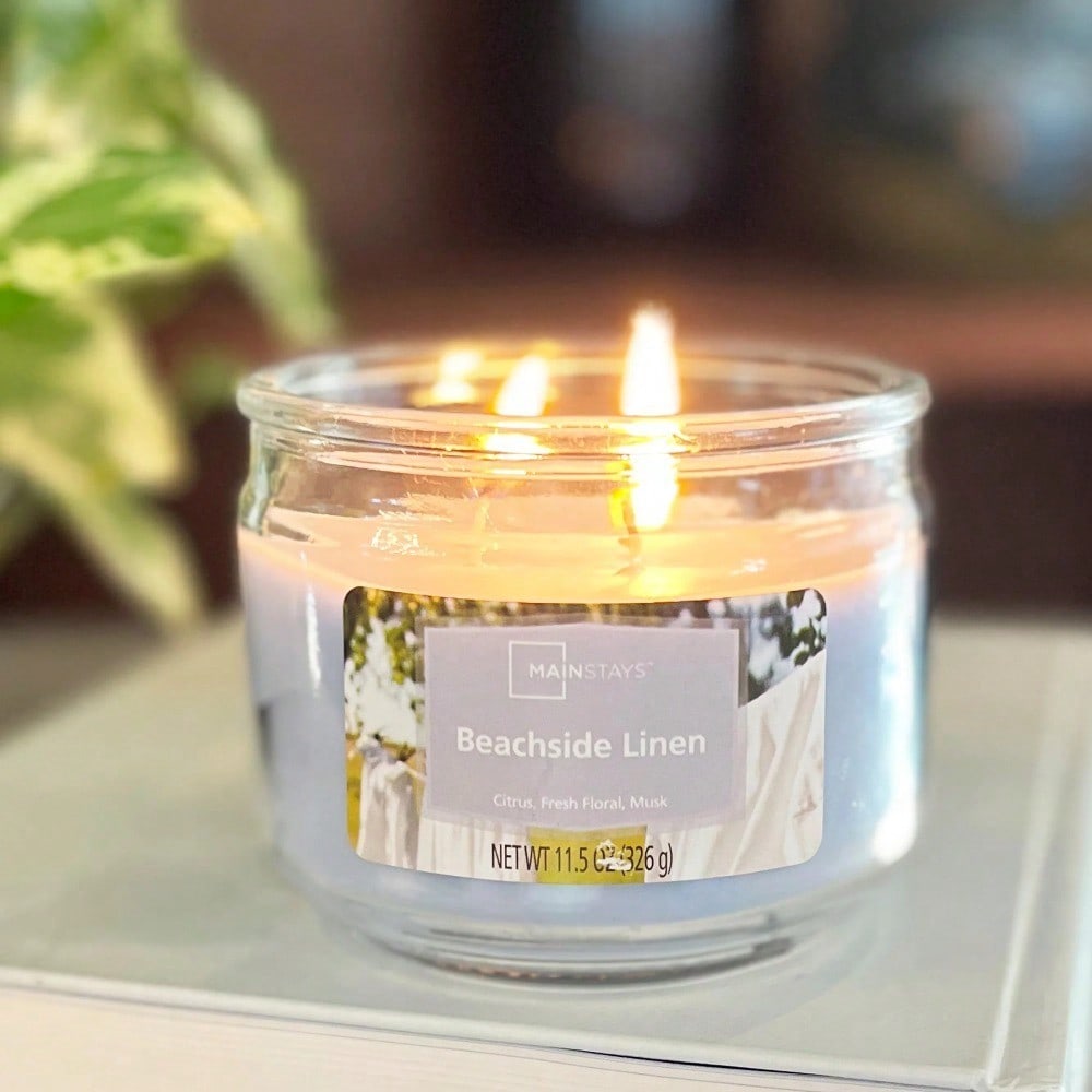 3-Wick Scented Glass Jar Candl – обзор и цена Home Fragrance Linen