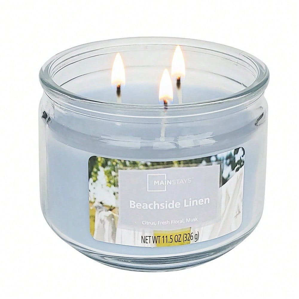 3-Wick Scented Glass Jar Candl – обзор и цена Home Fragrance Linen