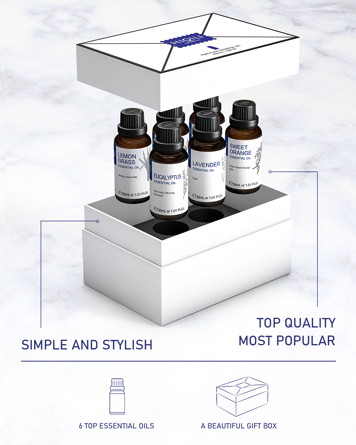 HIQILI 30ML 6-piece Set, Exqui – обзор и цена Home And You Fragrance Diffuser