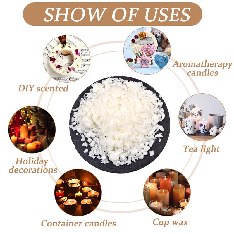 50-1000g Natural Pure Soy Wax  – обзор и цена Soy Wax Flake