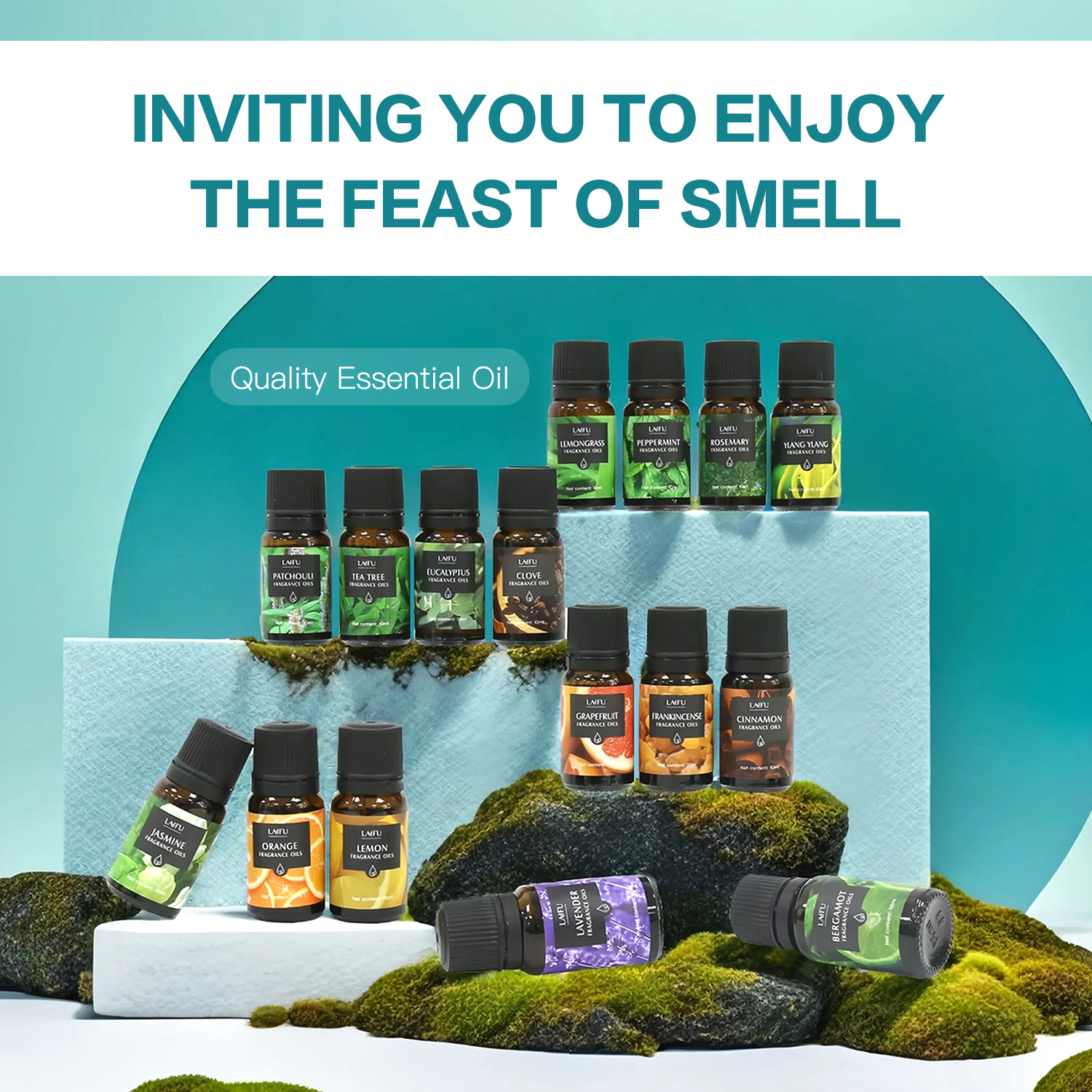 16x10ml Essential Oils Set for – обзор и цена Home Fragrance Oud