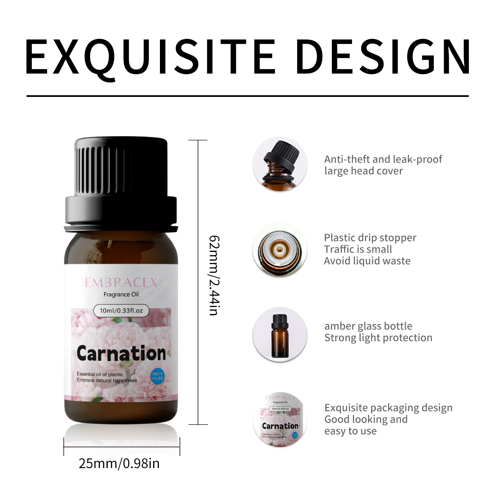 10ml Carnation Essential Oil F – обзор и цена Home Fragrance Oils