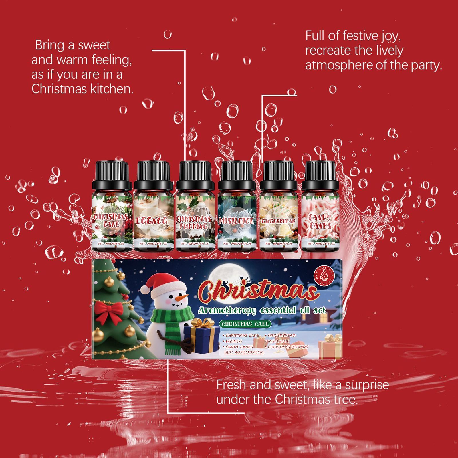 6 Pcs Christmas Fragrance Oils – обзор и цена Xmas Home Fragrance