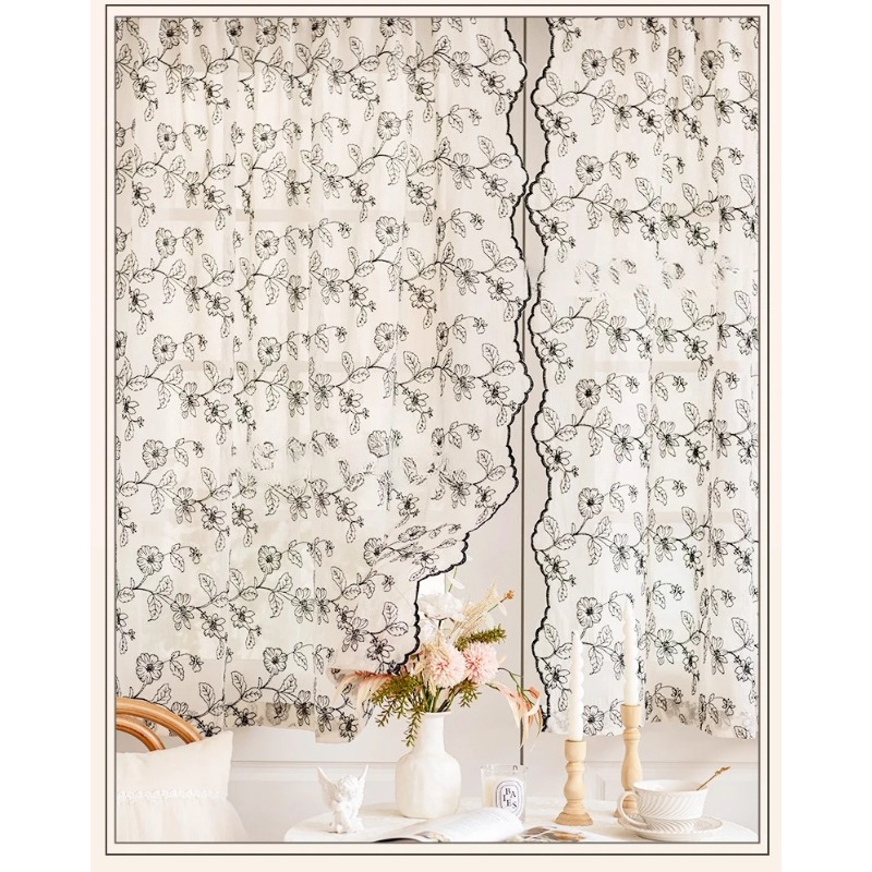 French Retro Lace Gauze Curtai – обзор и цена Home Fragrance In French