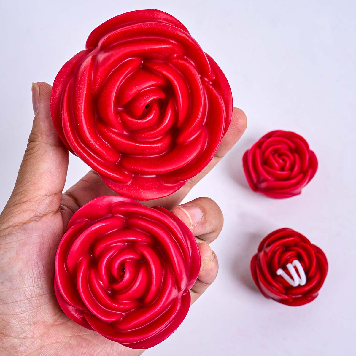 3D Flower Shape Silicone Candl – обзор и цена Home Fragrance Rose