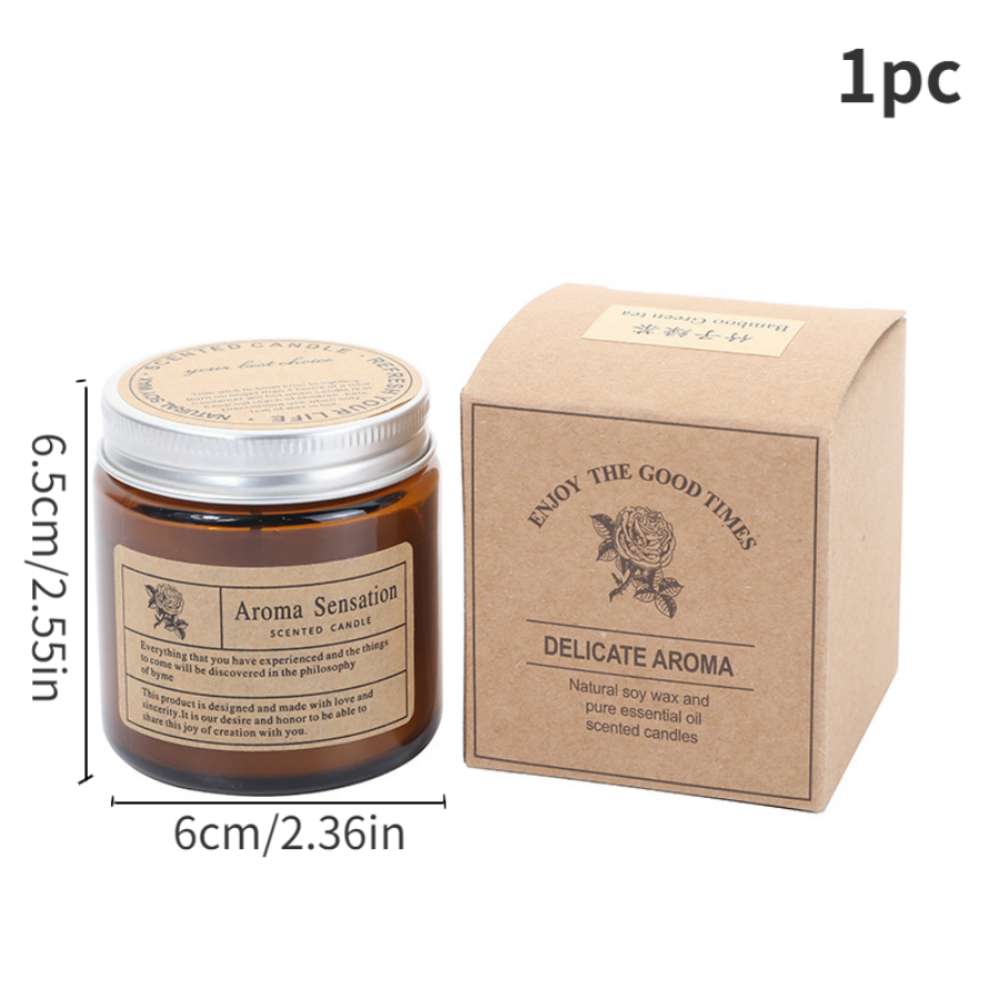 1pc Brown Glass Cup Aromathera – обзор и цена Soy Wax Flake